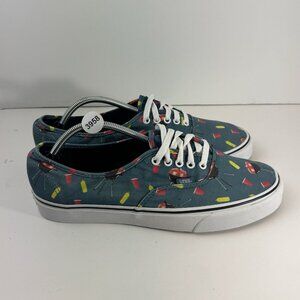 Vans Authentic Cook Out Pool Vibes Mens Size 11.5 Blue Sneakers